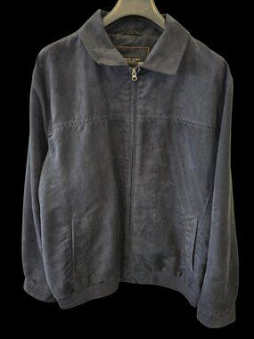 Men’s Pronto Uomo Faux Suede Bomber Jacket – Size 3XLT – New